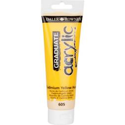 The Works Graduate Acrylic Paint Cadmium Yellow 120Ml