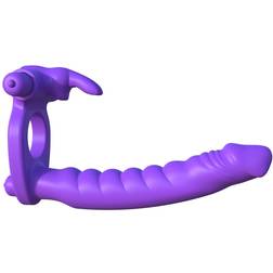 Pipedream Fantasy C-Ringz Silicone Double Penetrator Rabbit