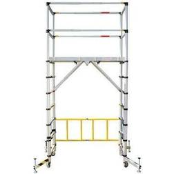 Zarges TT002 Teletower Aluminium Telescopic Scaffold Tower with Toeboards