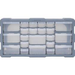 vidaXL Organiser with 22 Drawers Storage Cabinet 49x25.5cm