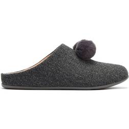 Fitflop Chrissie Pom-Pom Felt - Pewter Grey