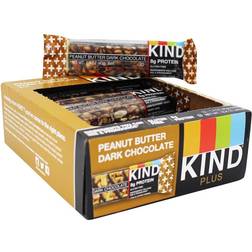 KIND Plus Bars Peanut Butter Dark Chocolate 12 pcs