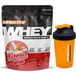 Reely 2 bags of Efectiv Nutrition Whey Protein 2kg Efectiv Nutrition Shaker 400ml