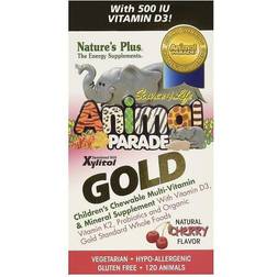 Nature's Plus Children's Chewable Multi-Vitamin & Mineral Supplement, Natural Cherry Flavor (120 Animals)
