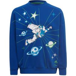 Adidas Disney Toy Story Crew Sweatshirt - Royal Blue/Semi Solar Lime