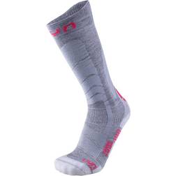 UYN Ski Touring Socks Women - Silver/Fuchsia