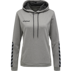 Hummel Authentic Poly Hoody Woman - Grey Melange