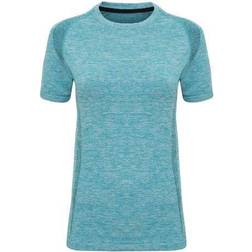 Tridri Seamless 3D Fit Multi Sport Performance Top Women - Turquoise