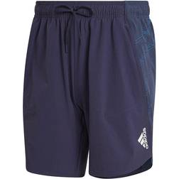 Adidas Designed For Training Graphic Shorts Men - Shadow Navy