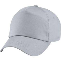 Beechfield Unisex Plain Original 5 Panel Baseball Cap 2-pack - Light Grey