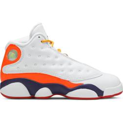 Nike Air Jordan 13 Retro PS - White/Black/Court Purple/Total Orange