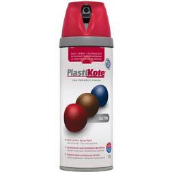 Plasti-Kote Twist & Spray Satin Real Red 400ml