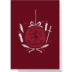 Harry Potter Gryffindor Christmas Greetings Card Standard Card