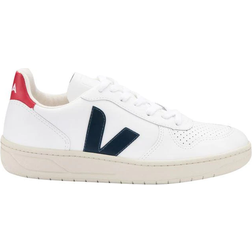 Veja V-10 Leather M - White/Nautico Pekin