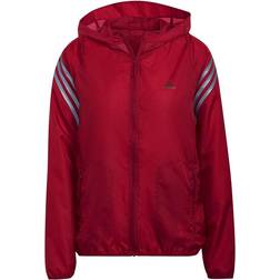 Adidas Run Icons 3-Stripes Windbreaker Jacket Women - Legacy Burgundy