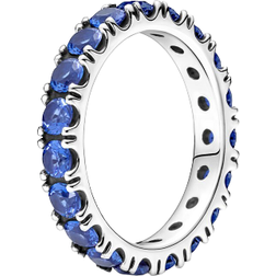 Pandora Sparkling Row Eternity Ring - Silver/Blue