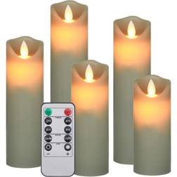 vidaXL - LED Candle 22.5cm 5pcs