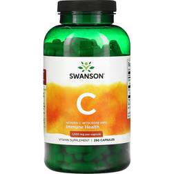 Swanson Vitamin C with Rose Hips 1000mg 250 pcs