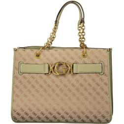 Guess Aileen 4g Logo Shopper - Green