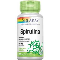 Solaray Spirulina 410mg 100 pcs