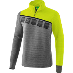 Erima 5-C Training Top Unisex - Grey Marl/Lime Pop/Black