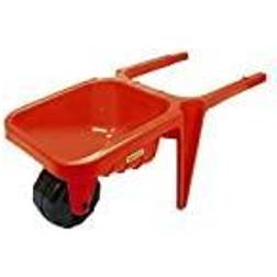 Wader 74802 74802 Giant Red Wheelbarrow 100kg Load Capacity Approx 77 x 34 x 32cm 12 Months Ideal for Garden, Sandpit, Beach or Creative Play Gift