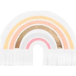 Ginger Ray Gold Foiled Rainbow Fringe Napkins 16pk