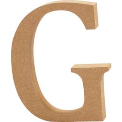 Creativ Company Letter, G, H: 8 cm, thickness 1,5 cm, 1 pc