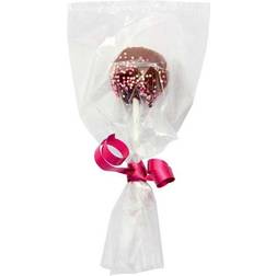 PME BC502 Cake Pop Bags with Silver Ties, 25-Pack, 8 x 0.1 x 25 cm