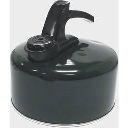 HI-GEAR 2-Litre Aluminium Whistling Kettle, Black