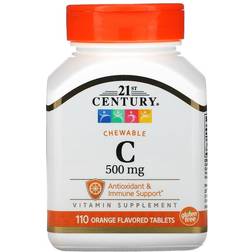 21st Century Chewable C 500mg Orange 110 pcs