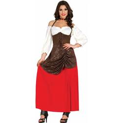 Fiestas Guirca Hostess from the Middle Ages Maid Farmer Girl Costume
