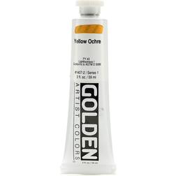 Golden Heavy Body Acrylics yellow ochre 2 oz