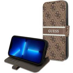 Guess 4G Printed Stripe Wallet Case for iPhone 13 mini