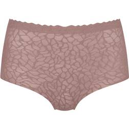 Sloggi Zero Feel Lace 2.0 High Waist Brief - Light brown