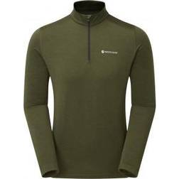 Montane Dart Thermo Zip Neck T-shirt Men - Kelp Green