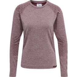 Hummel Cl Seamless L/S T-shirt Women -Nocturne Melange