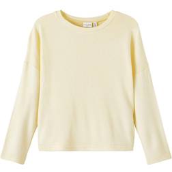 Name It Long Sleeved Knitted Jumper - Yellow/Double Cream (13192071)