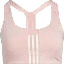 Adidas Powerimpact Training Medium-Support Plus Size Sports Bra - Wonder Mauve