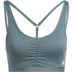 Adidas Coreessentials Medium-Support Bra - Blue Oxide