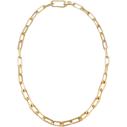 Monica Vinader Alta Capture Charm Necklace - Gold