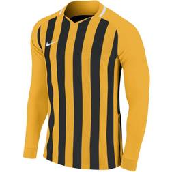 Nike Striped Division III Long Sleeve Shirt KIds - University Gold/Black/White/White