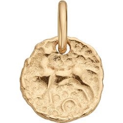 Monica Vinader Siren Small Coin Pendant Charm - Gold