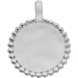 Monica Vinader Deia Beaded Pendant Charm - Silver