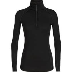 Icebreaker BodyfitZone Merino 150 Zone Long Sleeve Half Zip Thermal Top Women - Black