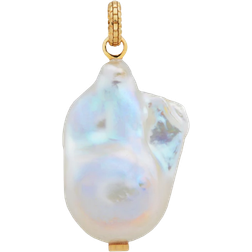 Monica Vinader Doina Baroque Pendant - Gold/Pearl