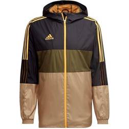 Adidas Men's Tiro Winterized Windbreaker - Black/Beige Tone/Focus Olive