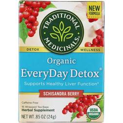 Traditional Medicinals Organic EveryDay Detox Schisandra Berry Tea 24g 16pcs