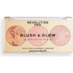 Revolution Beauty Pro Blush & Glow Face Palette Peach Glow