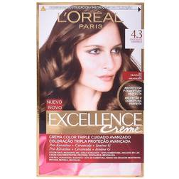 L'Oréal Paris Excellence Crème Permanent Hair Color 4.3 Dark Golden Brown